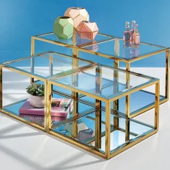 KARE Design Table Basse Orion Dore (4/Set)