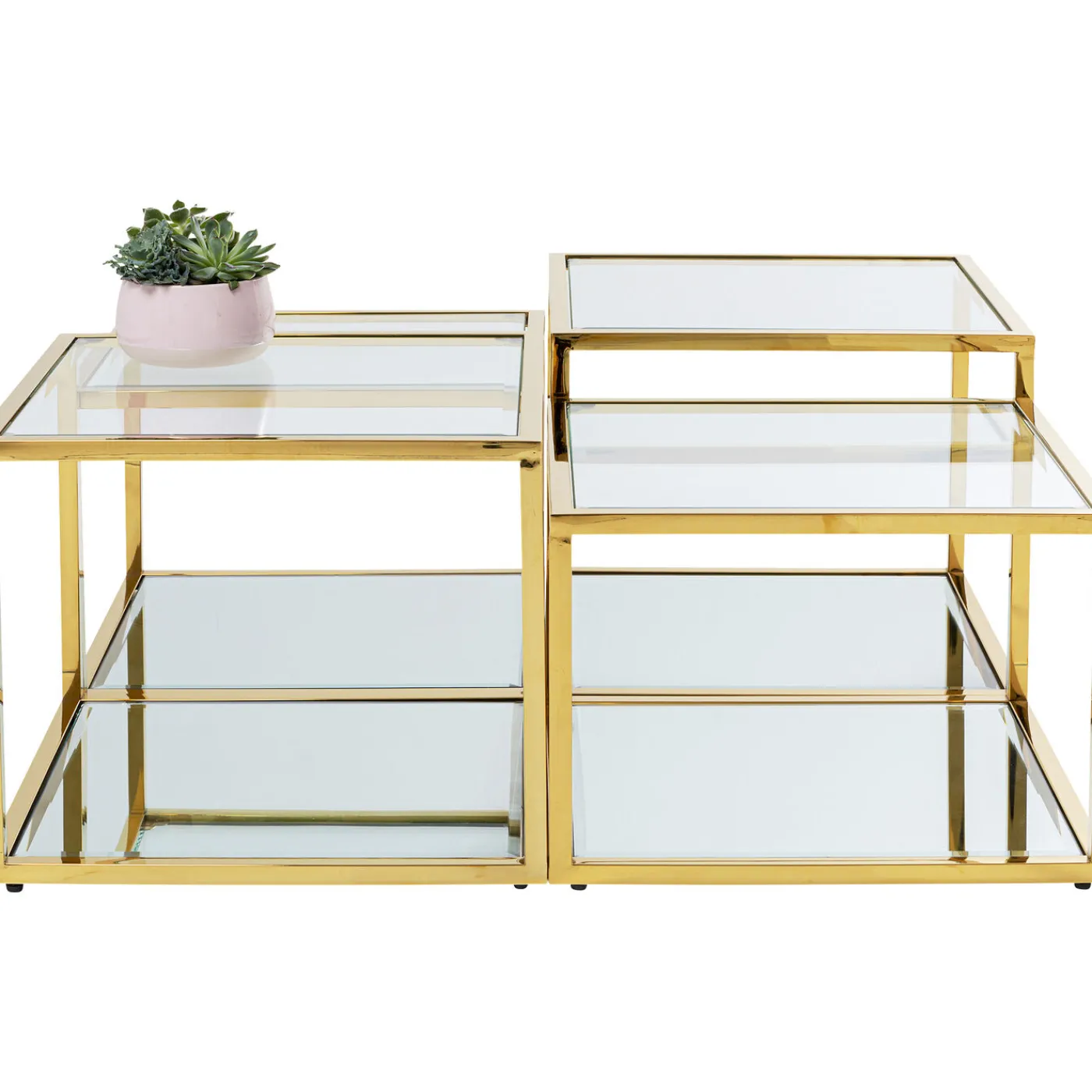 KARE Design Table Basse Orion Dore (4/Set)