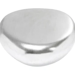 KARE Design Table Basse Pebble Argente 122X96