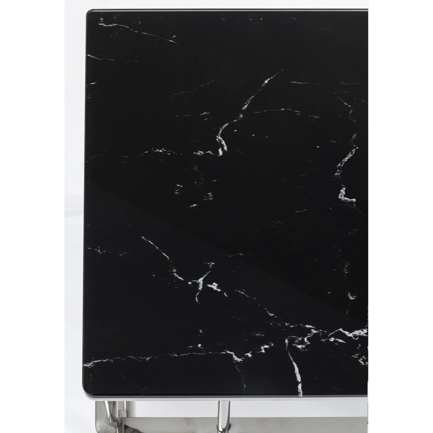 KARE Design Table Basse Rome Argente 130X70Cm