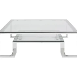 KARE Design Table Basse Silver Rush 120X120Cm