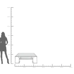 KARE Design Table Basse Silver Rush 120X120Cm