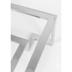 KARE Design Table Basse Silver Rush 120X120Cm