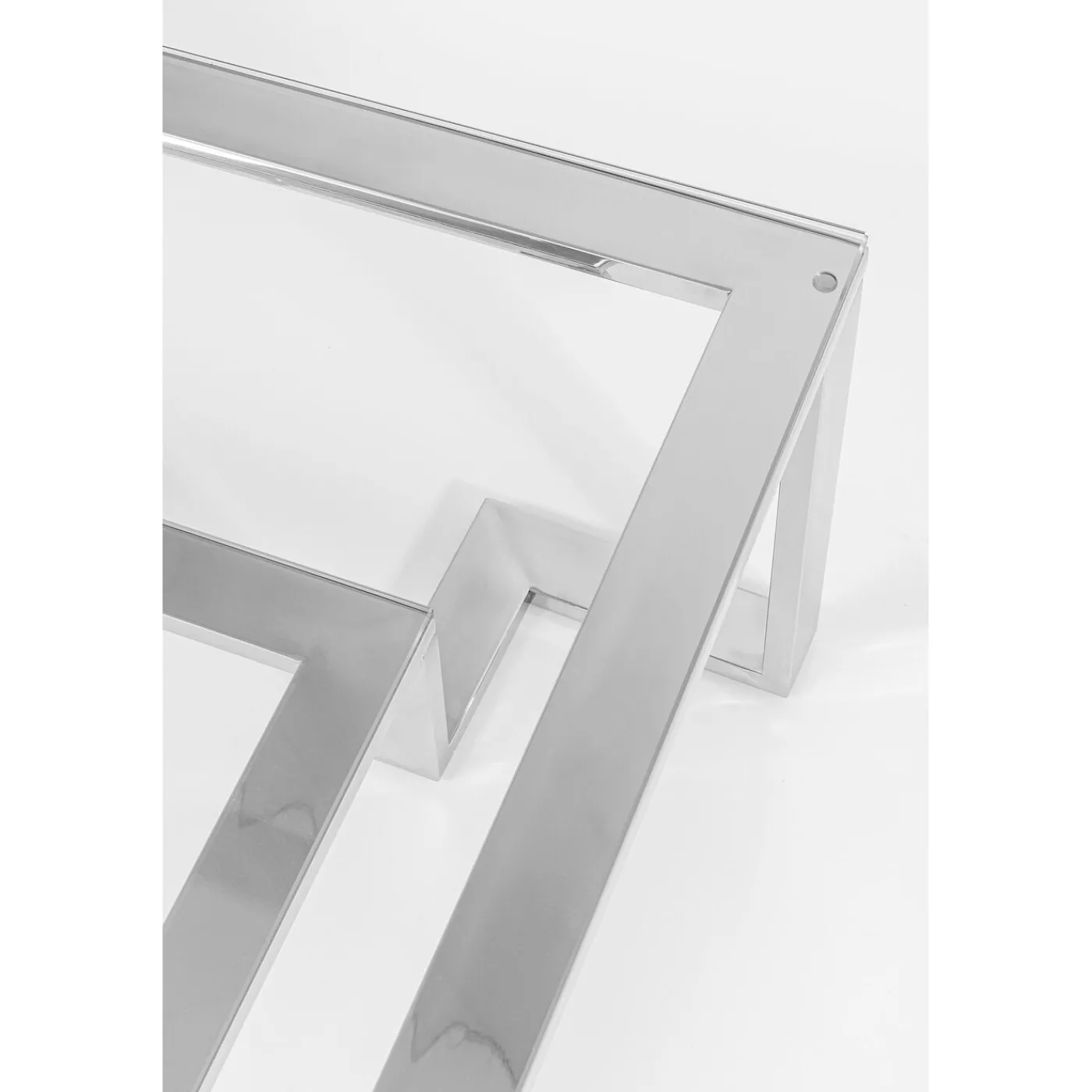 KARE Design Table Basse Silver Rush 120X120Cm