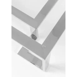 KARE Design Table Basse Silver Rush 120X120Cm