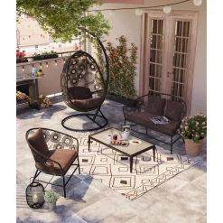 KARE Design Table Basse Tiki Noir