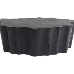 KARE Design Table Basse Tree Stump Noir 119X68Cm
