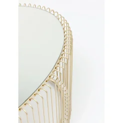 KARE Design Table Basse Wire Uno Laiton 60X90Cm