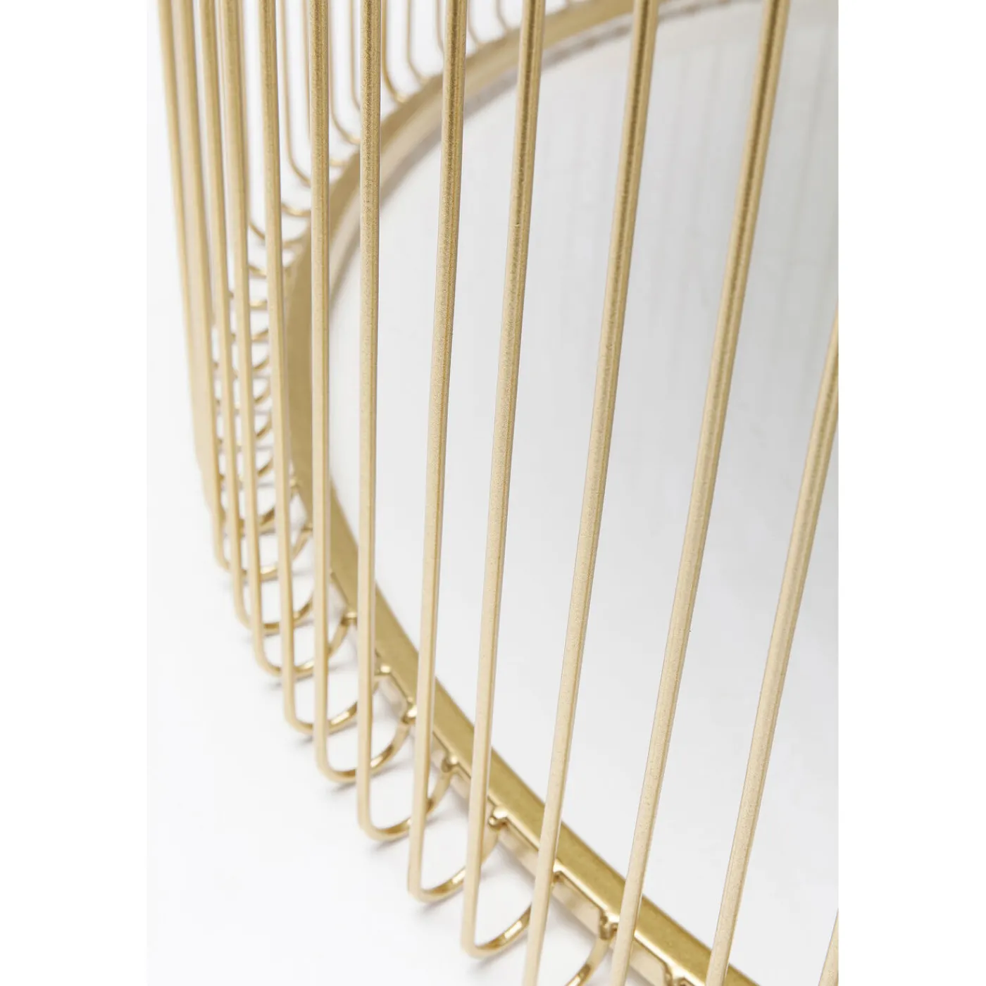 KARE Design Table Basse Wire Uno Laiton O80Cm