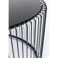 KARE Design Table Basse Wire Uno Noir 60X90Cm