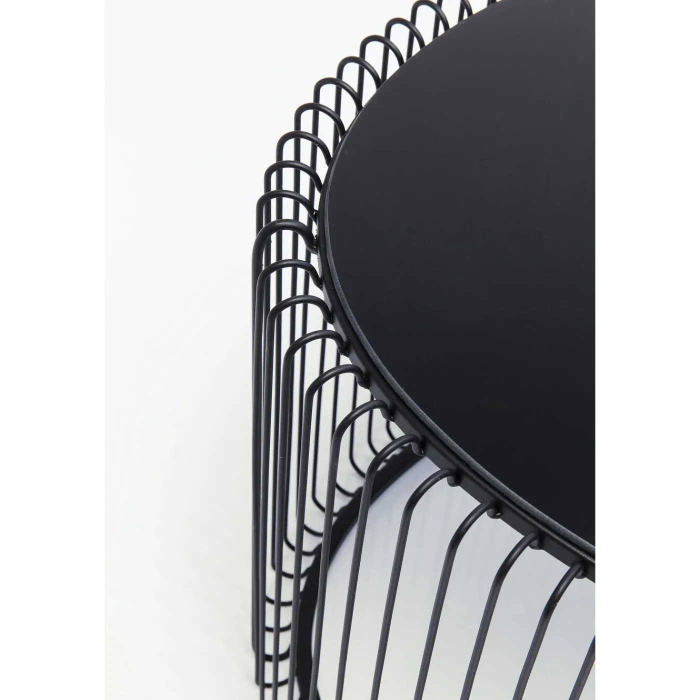 KARE Design Table Basse Wire Uno Noir 60X90Cm