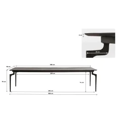 KARE Design Table Bug 300X90Cm