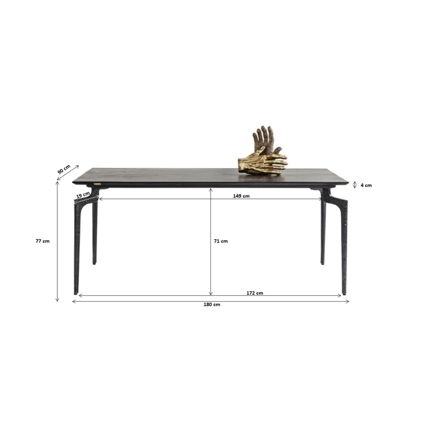 KARE Design Table Bug 180X90Cm