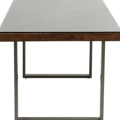 KARE Design Table Conley Acier Brut 180X90