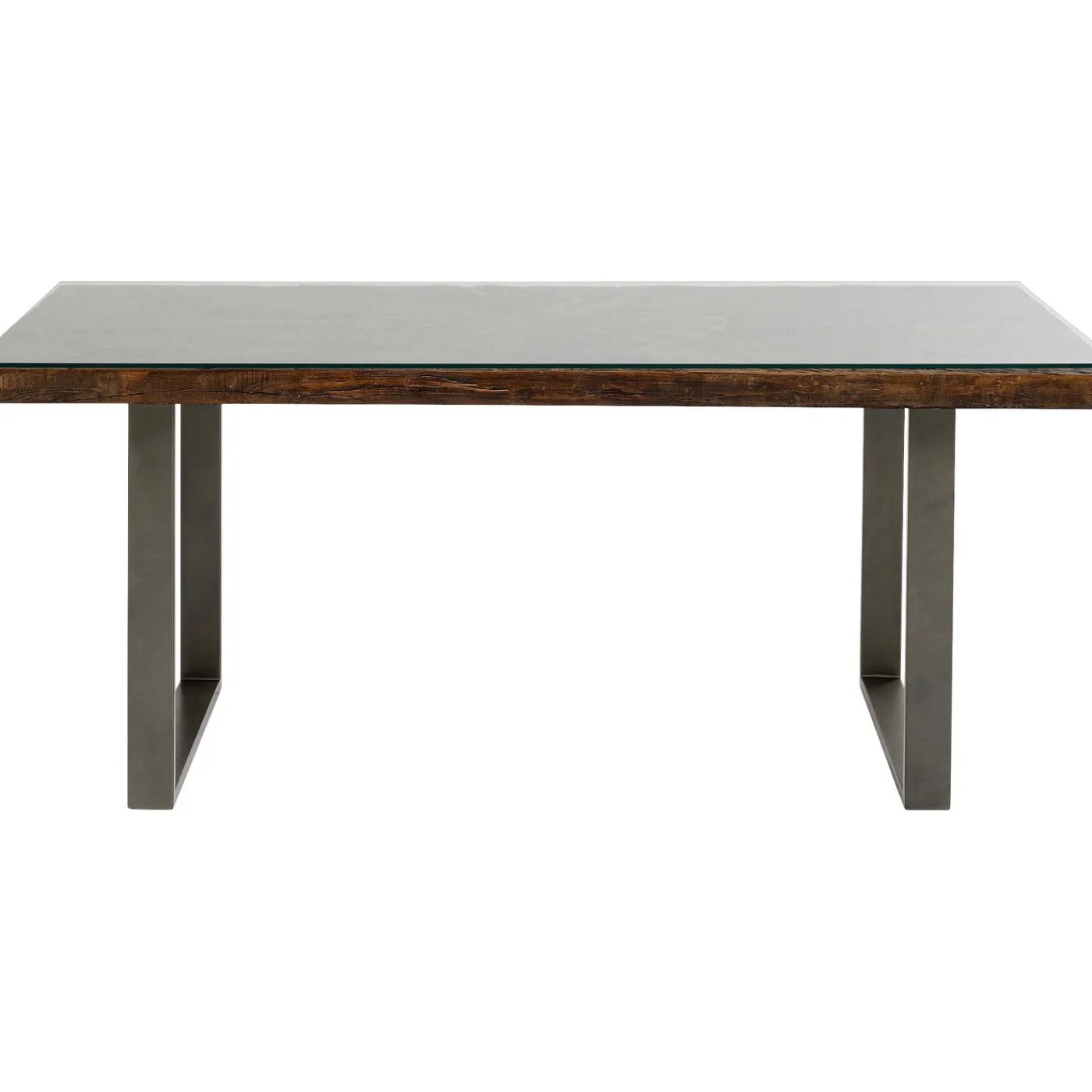 KARE Design Table Conley Acier Brut 180X90