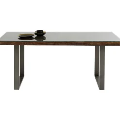 KARE Design Table Conley Acier Brut 180X90
