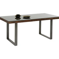 KARE Design Table Conley Acier Brut 180X90