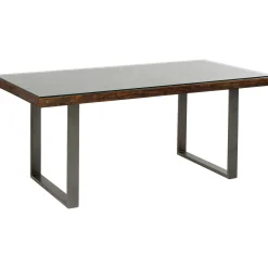 KARE Design Table Conley Acier Brut 180X90