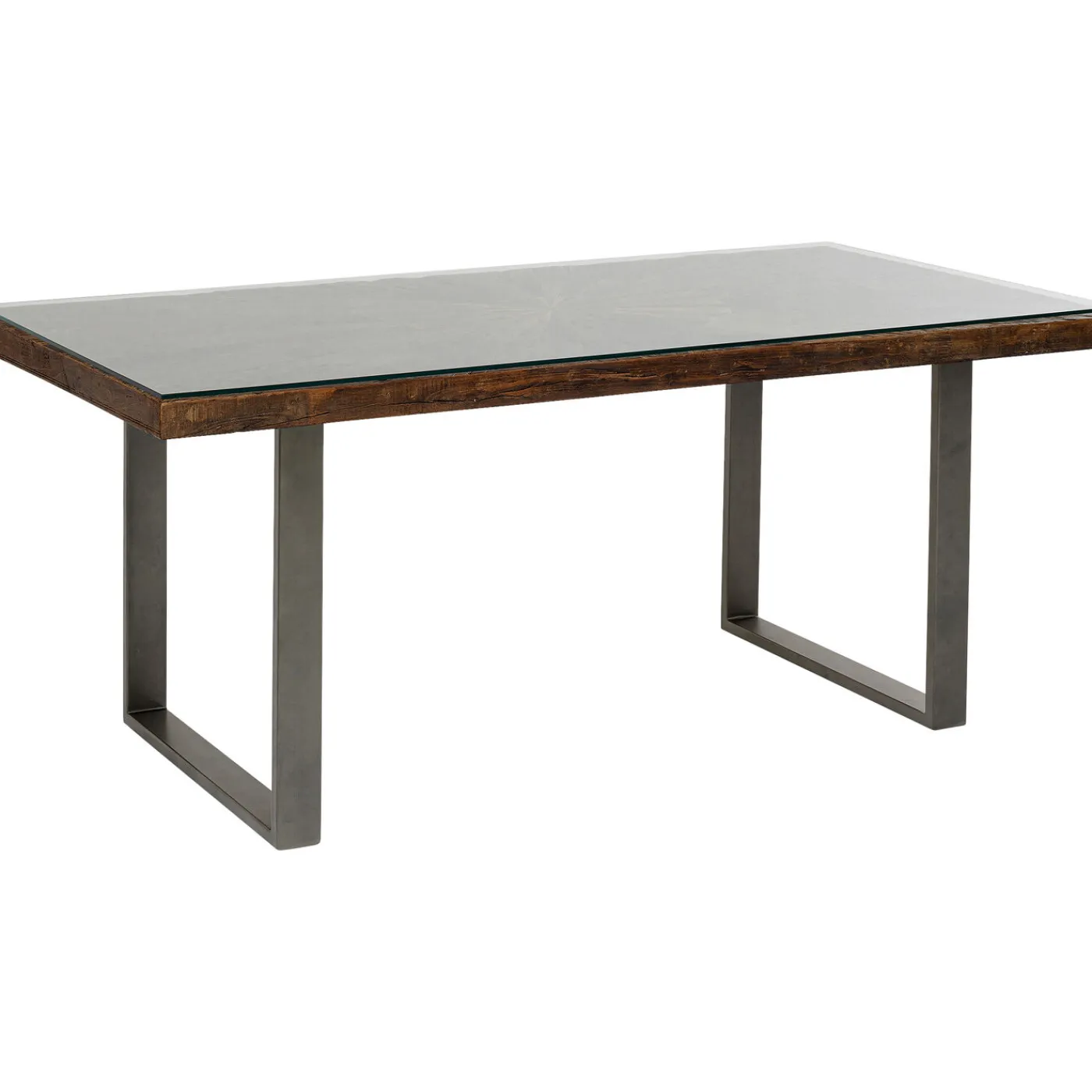 KARE Design Table Conley Acier Brut 180X90