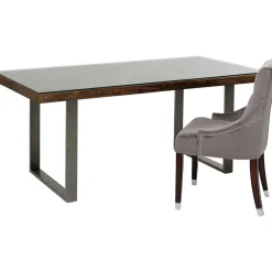 KARE Design Table Conley Acier Brut 180X90