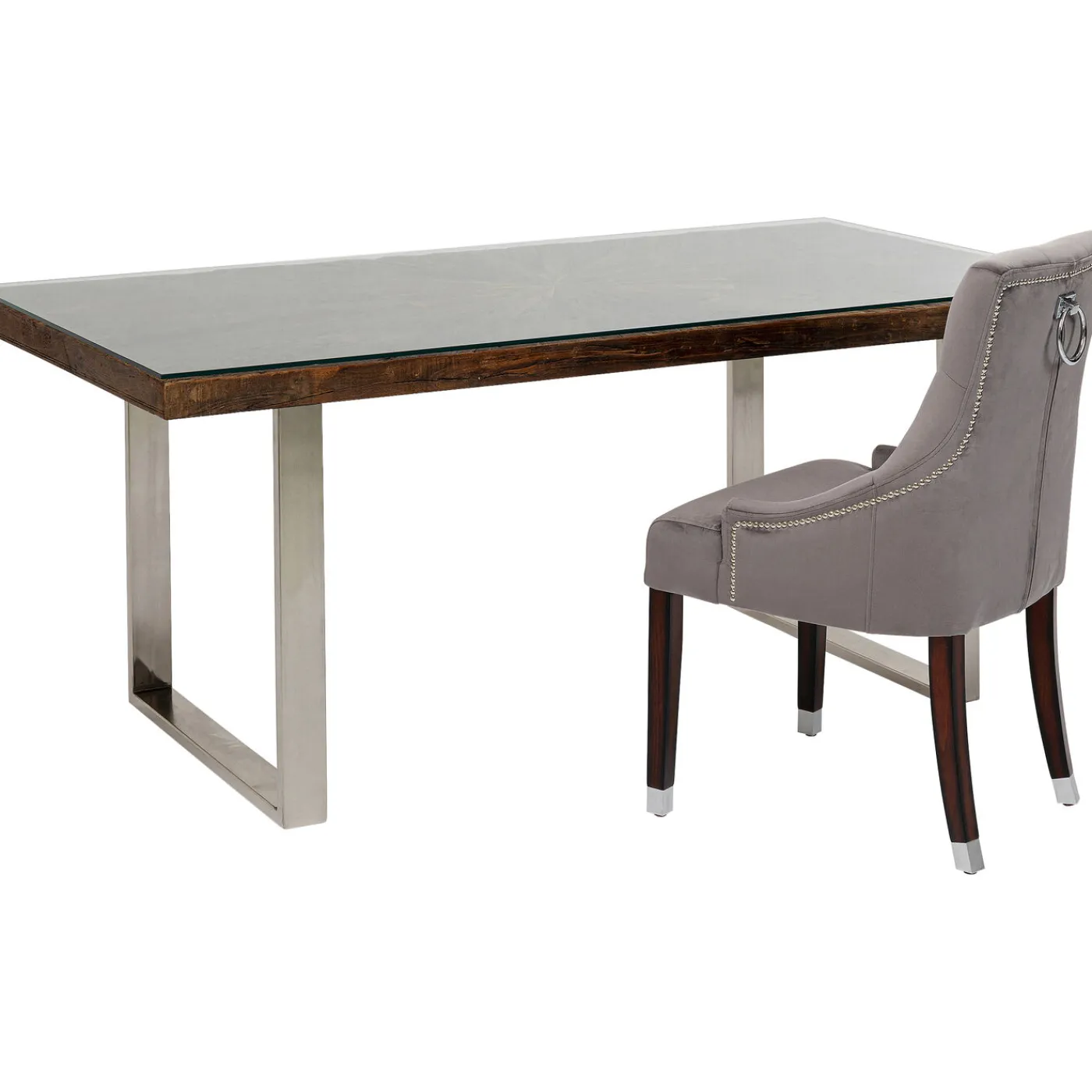 KARE Design Table Conley Chrome 180X90