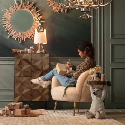 KARE Design Table D Appoint Animal Polar Bear O37Cm