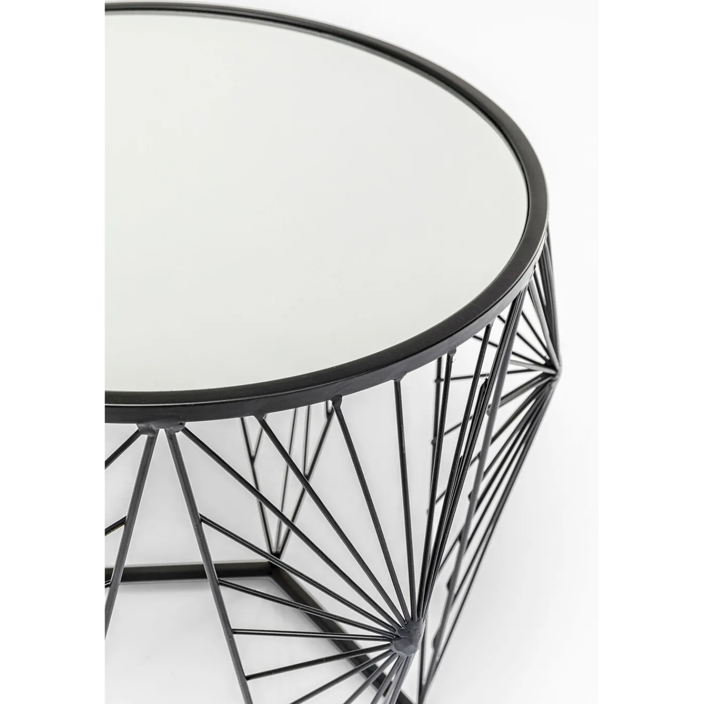 KARE Design Table D Appoint Cobweb Noir (2/Set)