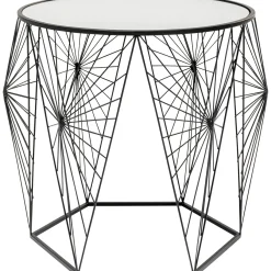 KARE Design Table D Appoint Cobweb Noir (2/Set)