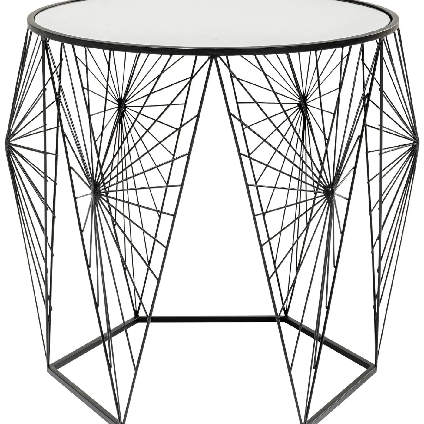 KARE Design Table D Appoint Cobweb Noir (2/Set)
