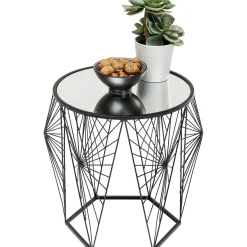 KARE Design Table D Appoint Cobweb Noir (2/Set)