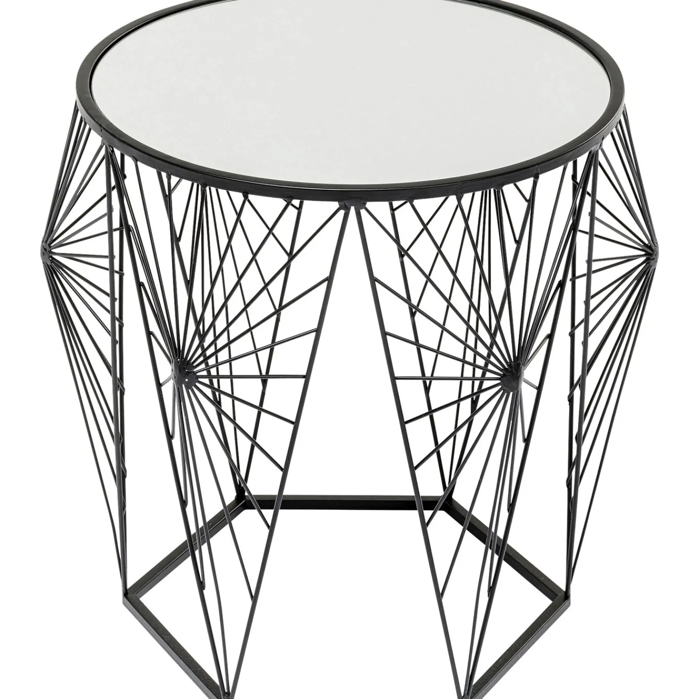 KARE Design Table D Appoint Cobweb Noir (2/Set)