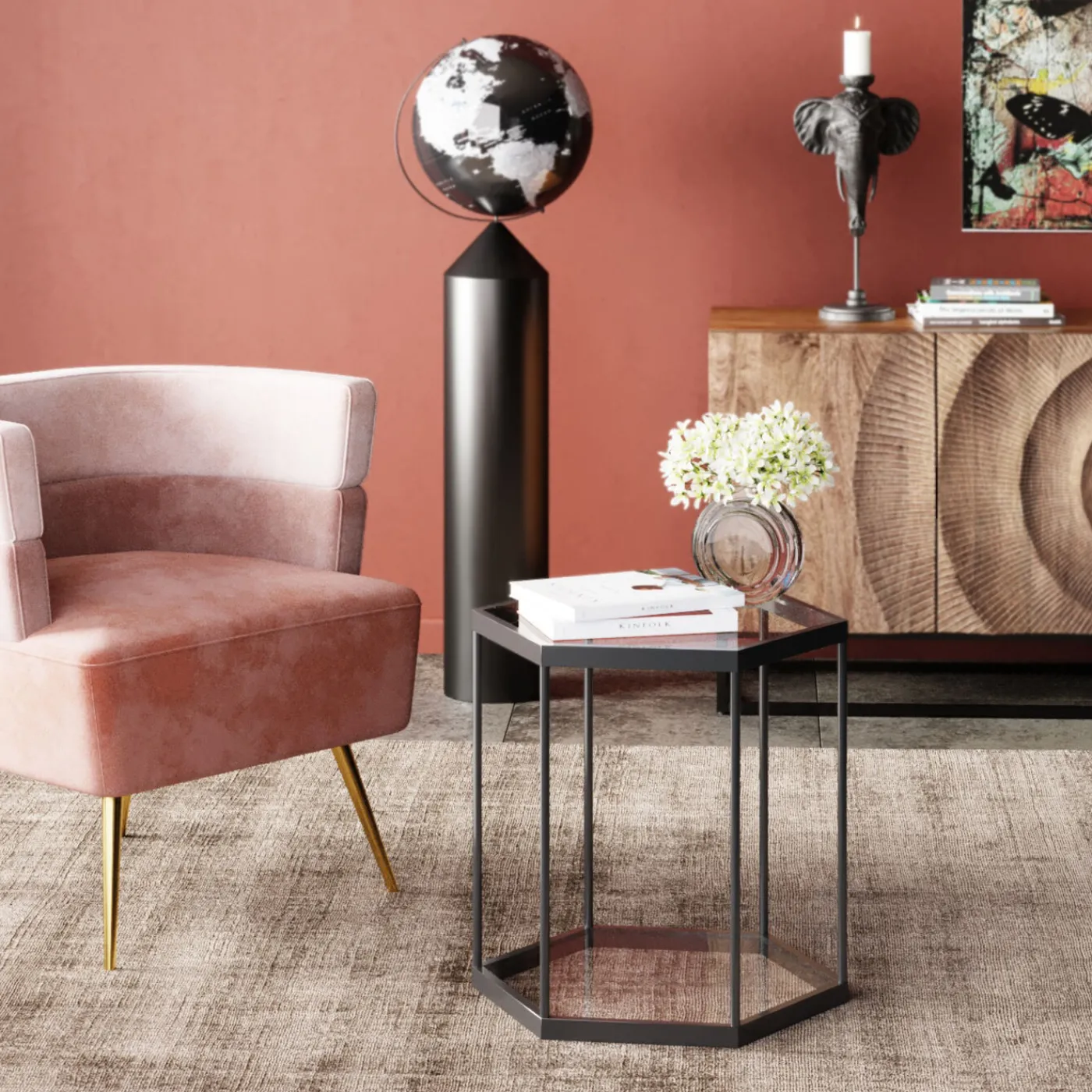 KARE Design Table D Appoint Comb Noir 55