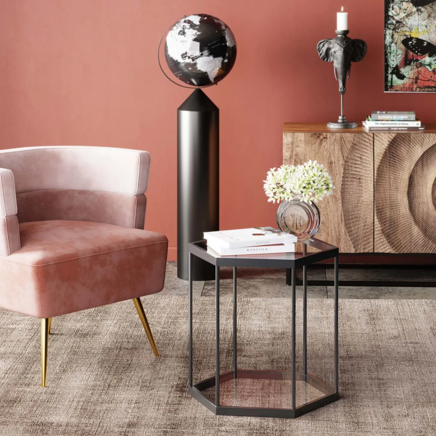 KARE Design Table D Appoint Comb Noir 55