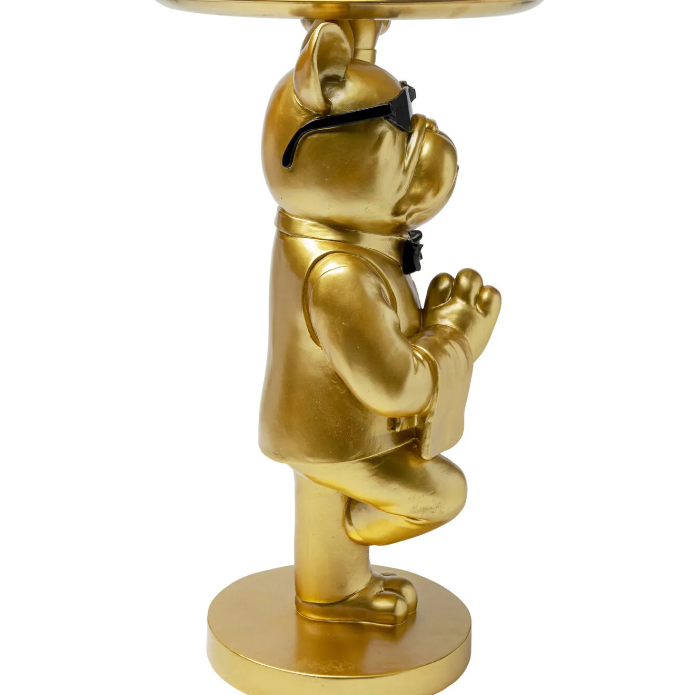 KARE Design Table D Appoint Cool Bulldog Tray Dore 34X55Cm