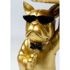 KARE Design Table D Appoint Cool Bulldog Tray Dore 34X55Cm