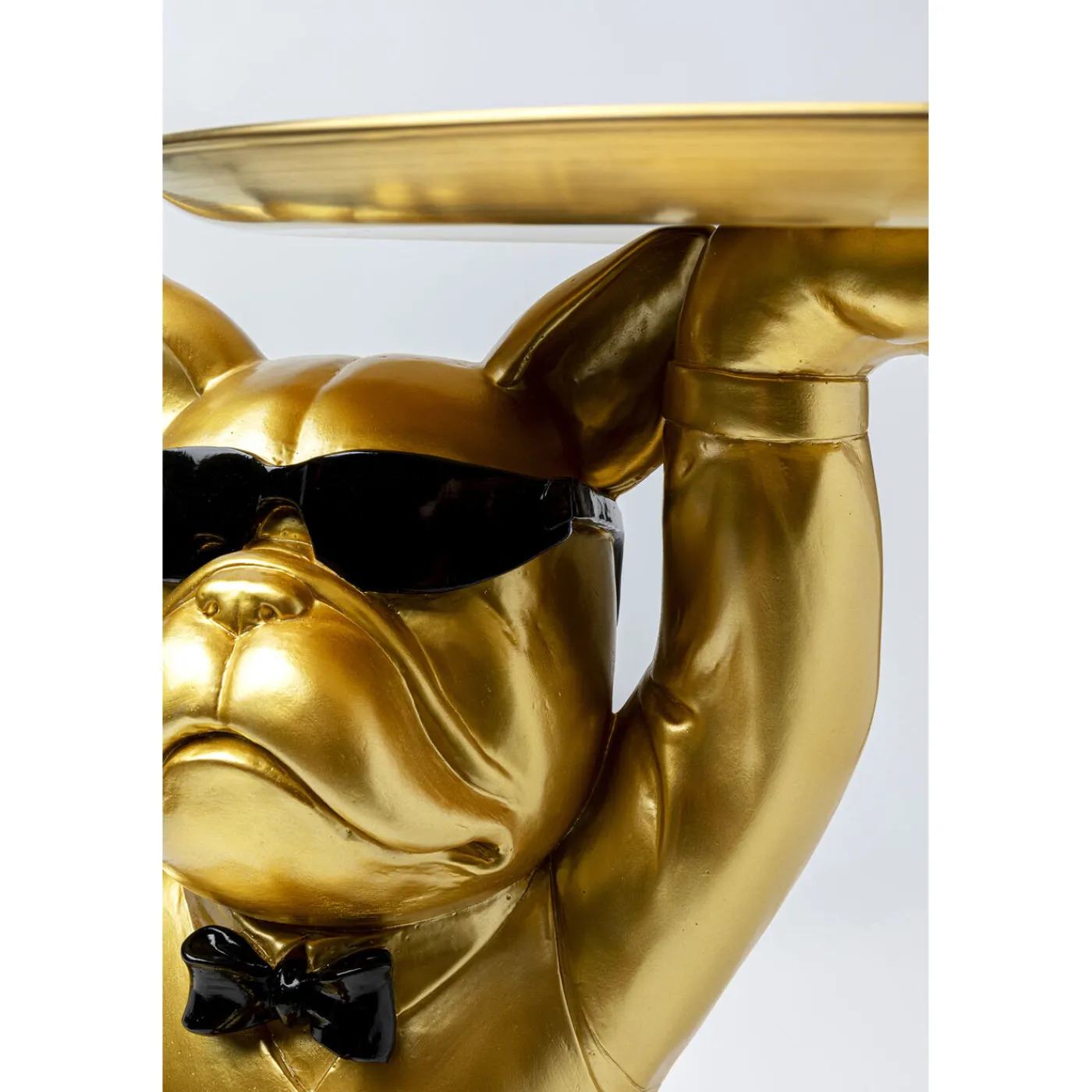 KARE Design Table D Appoint Cool Bulldog Tray Dore 34X55Cm