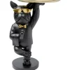 KARE Design Table D Appoint Cool Bulldog Tray Noir 34X55Cm