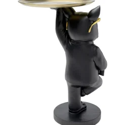 KARE Design Table D Appoint Cool Bulldog Tray Noir 34X55Cm