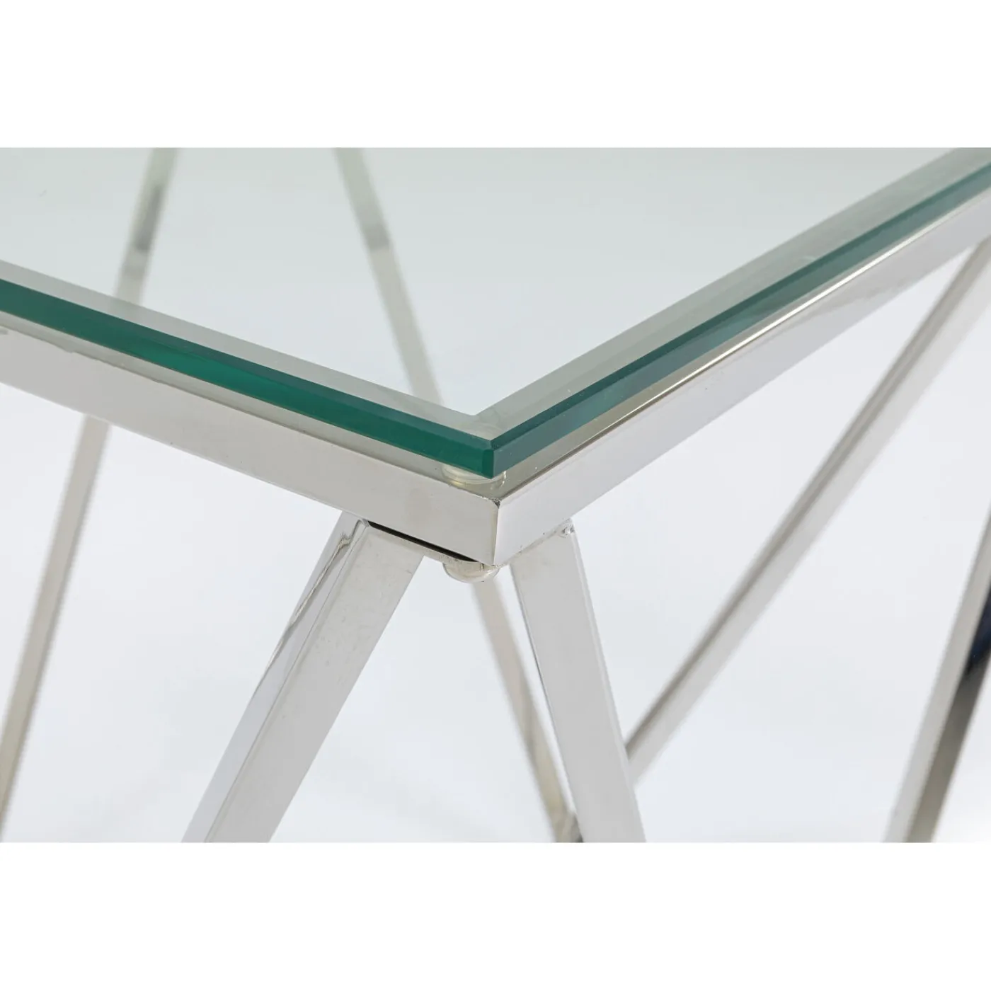 KARE Design Table D Appoint Cristallo Argente 50X50Cm