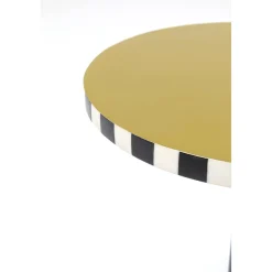 KARE Design Table D Appoint Domero Checkers Vert Olive O25Cm