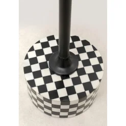 KARE Design Table D Appoint Domero Chess Noir Blanc O25Cm