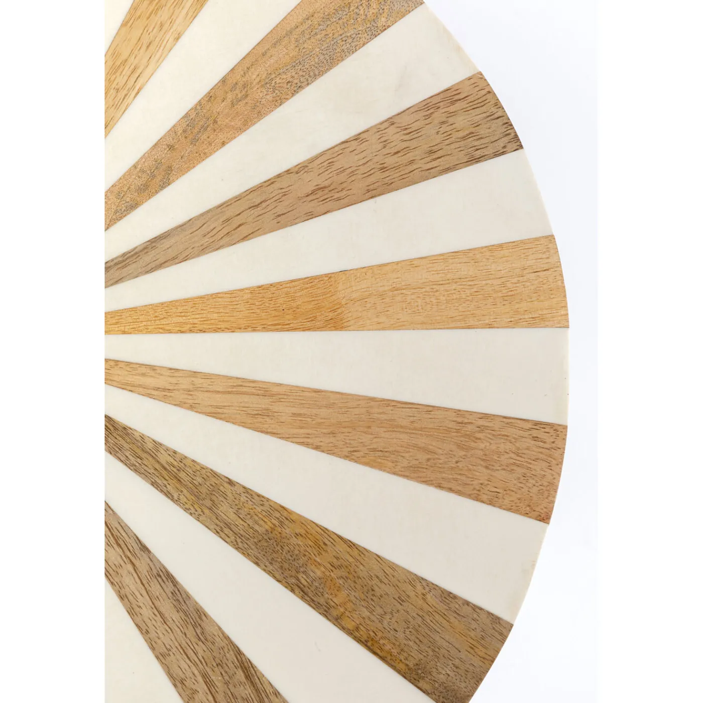 KARE Design Table D Appoint Domero Cirque Laiton Blanc O40Cm