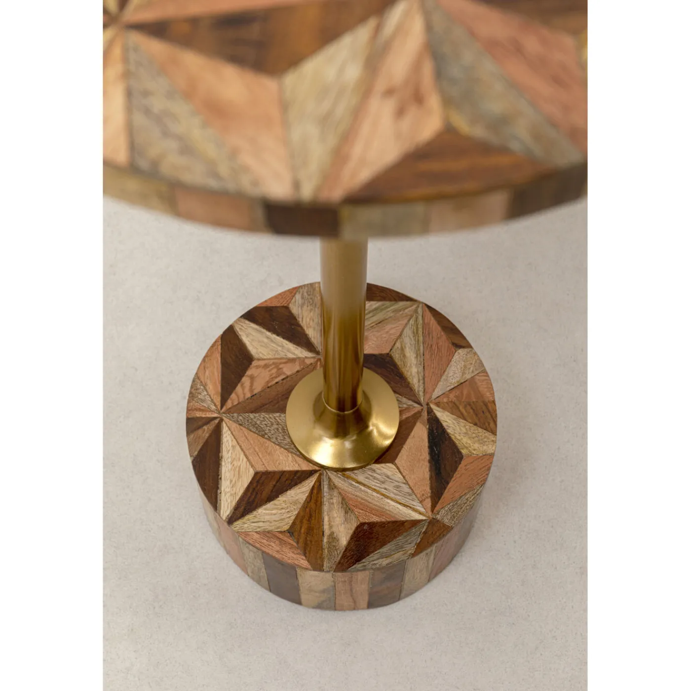 KARE Design Table D Appoint Domero Geo Laiton O25Cm