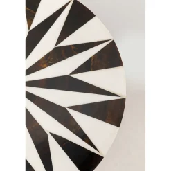 KARE Design Table D Appoint Domero Star Noir Blanc O25Cm