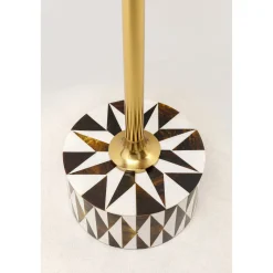 KARE Design Table D Appoint Domero Star Noir Blanc O25Cm