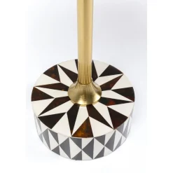 KARE Design Table D Appoint Domero Star Noir Blanc O40Cm