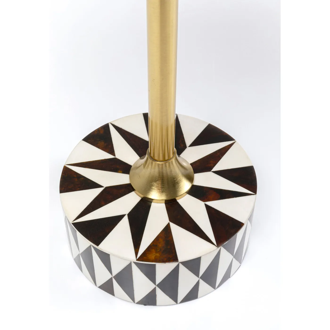 KARE Design Table D Appoint Domero Star Noir Blanc O40Cm