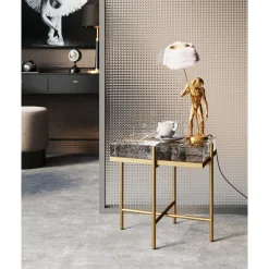 KARE Design Table D Appoint Iceline Dore 43X33Cm