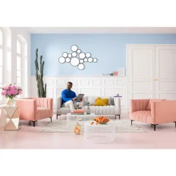 KARE Design Table D Appoint Luxury Triangle Champagne 32X32Cm