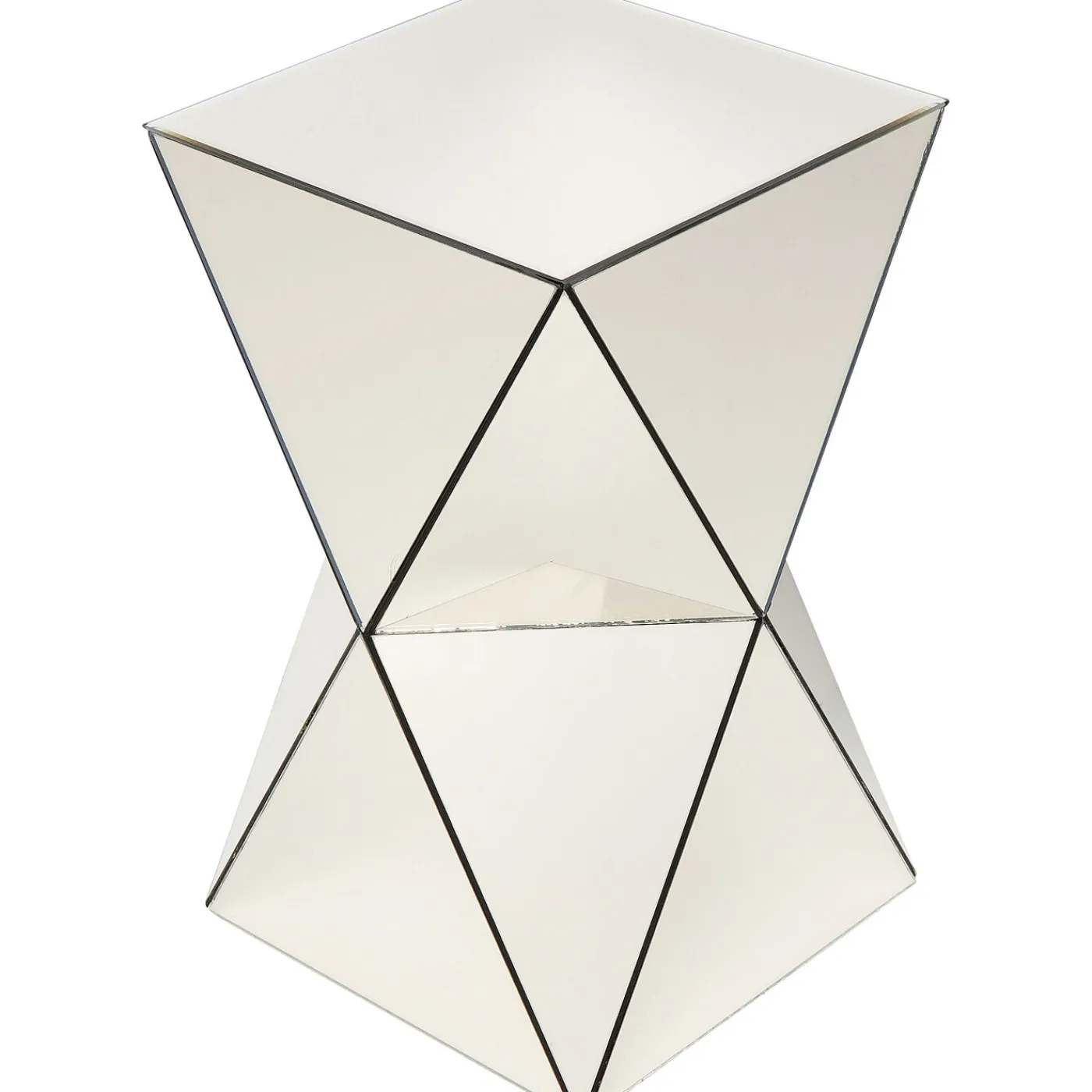 KARE Design Table D Appoint Luxury Triangle Champagne 32X32Cm